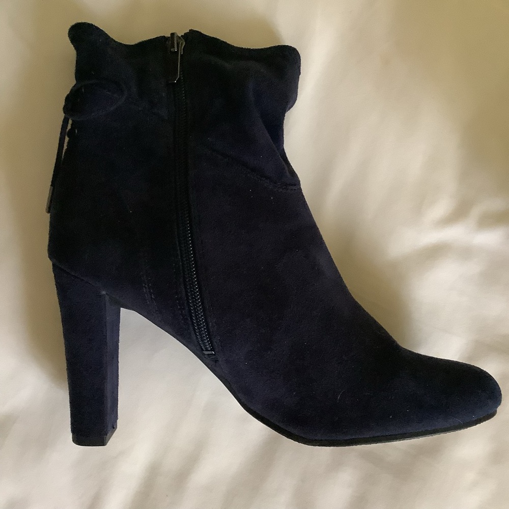 NWOT Sam Edelman Circus Navy Boots - Picture 7 of 10